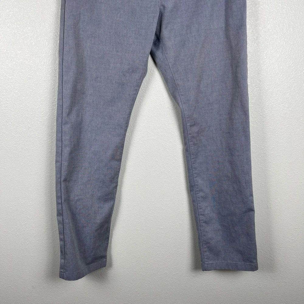 J. Crew Men's Oxford Tech Slim‎ Pant Blue Sz 32x30